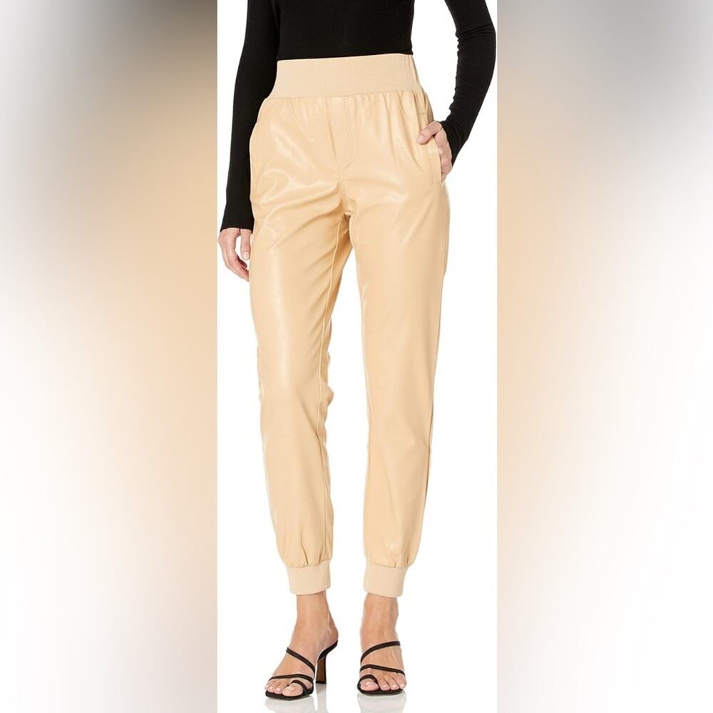 NWT Kendall + Kylie Women’s Vegan Leather Joggers - XS - b15